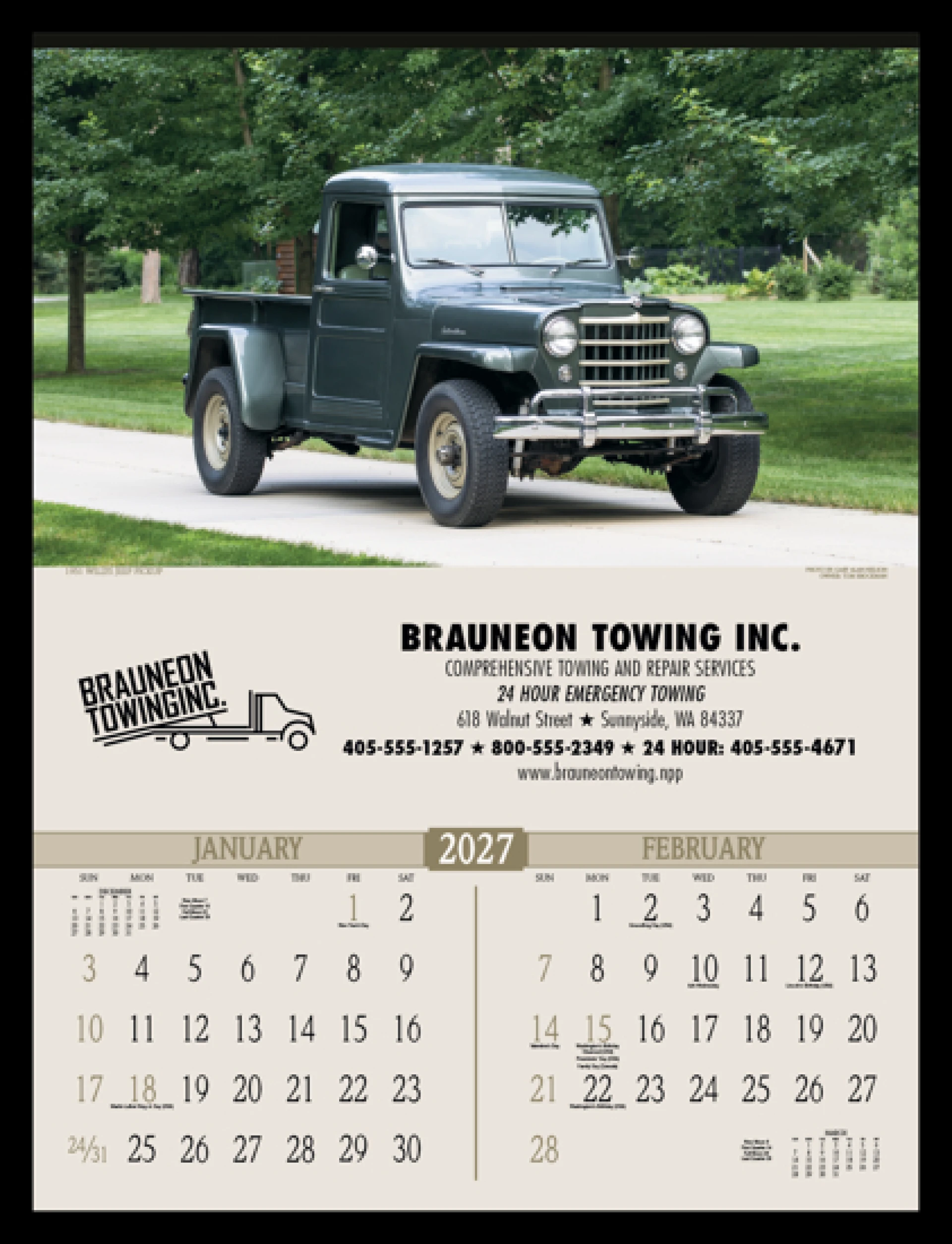 Product: Antique Trucks Calendar