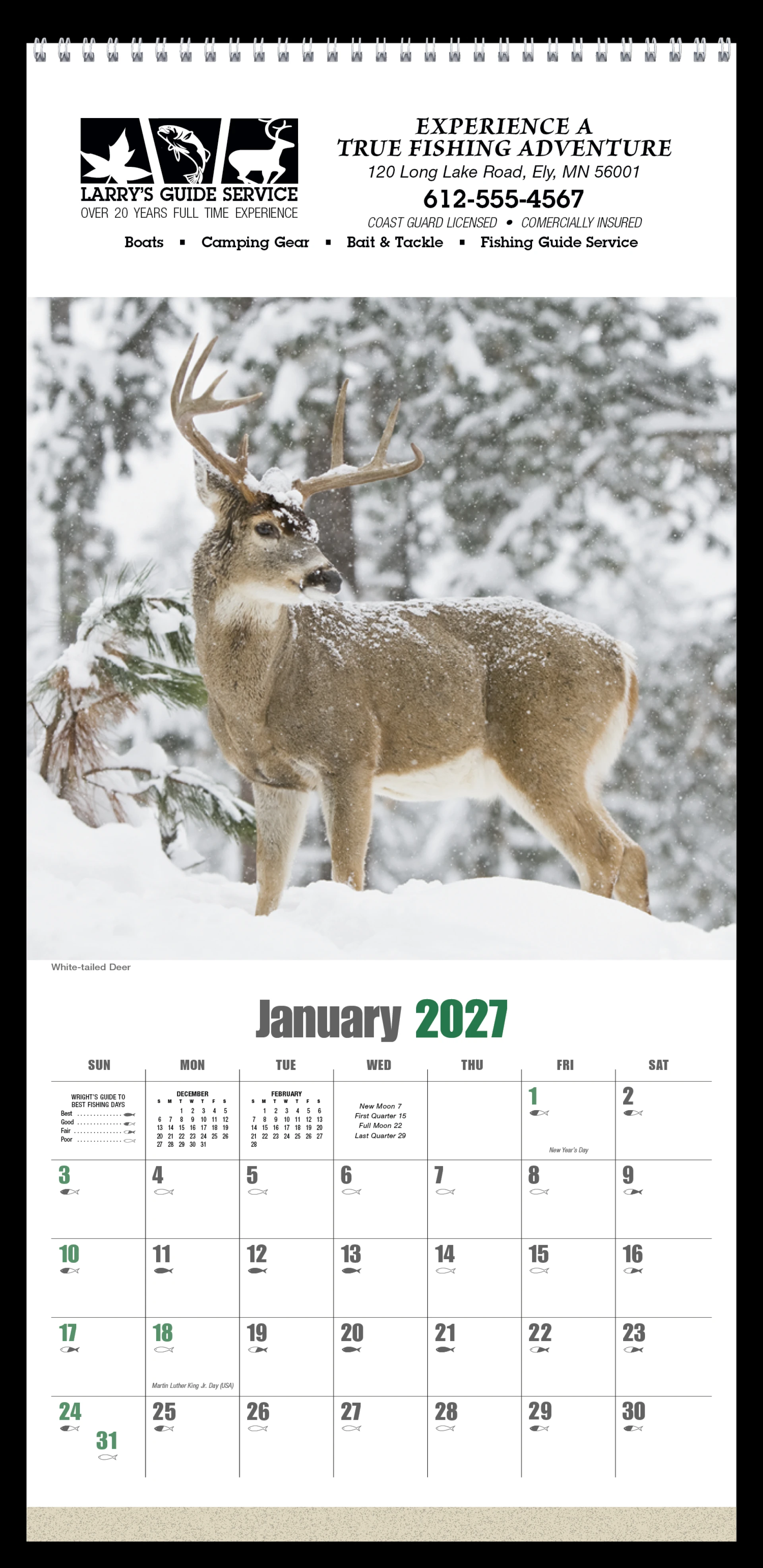 Product: Sportsman Calendar