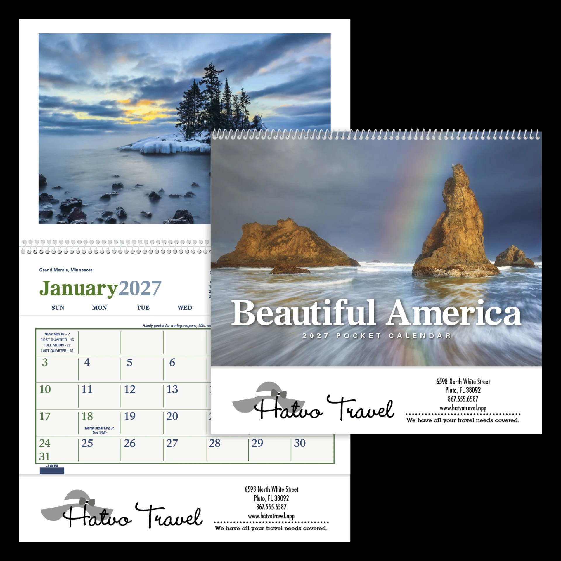 Product: Beautiful America Pocket Calendar