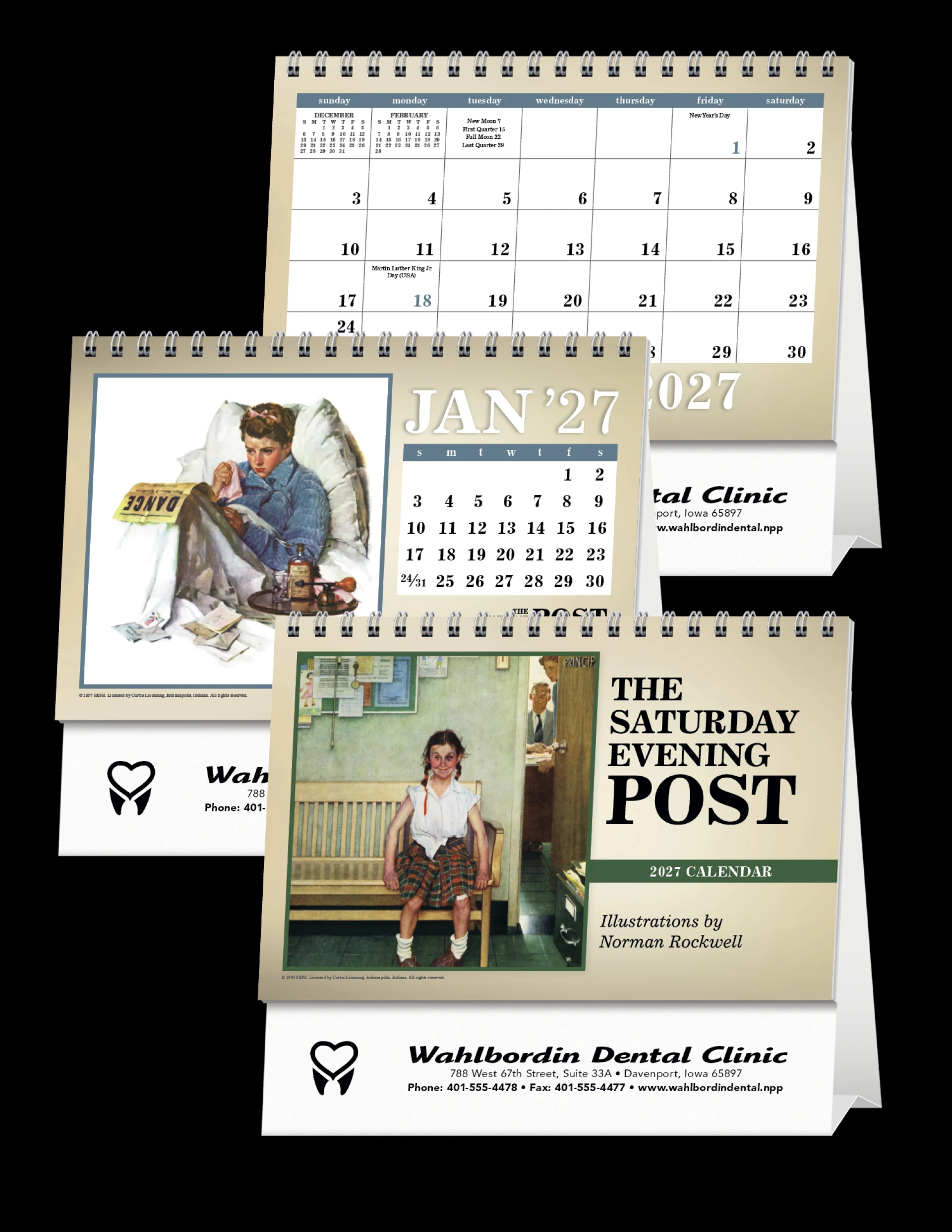 Product: The Saturday Evening Post Large Desk Calendar