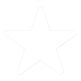 Product: 20 Mil Medium Stock Star Magnet