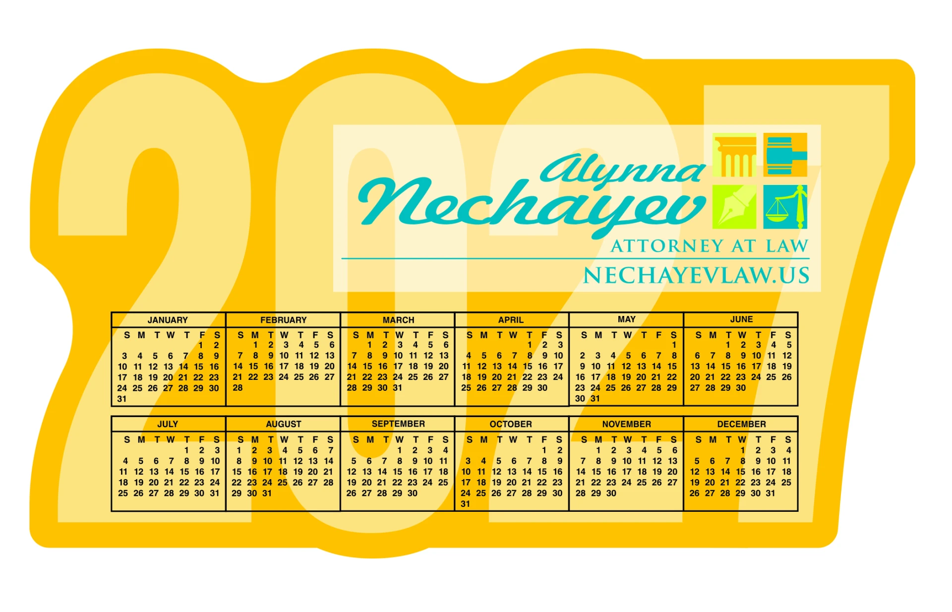 Product: BIC® 20 Mil Calendar and Schedule Magnet