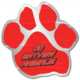 Product: Large Paw Car Magnet (5.75"x5.75")