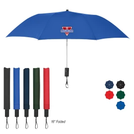 Product: 44" ARC AUTOMATIC OPEN TELESCOPIC FOLDING UMBRELLA