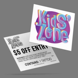 Product: Custom Temporary Tattoo (3"x 3")