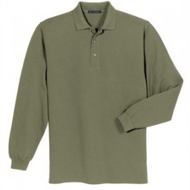 Product: Port Authority ® Long Sleeve Pique Knit Polo