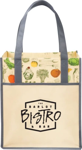 Product: Big Grocery Vintage Matte Laminated Non-Woven Tote