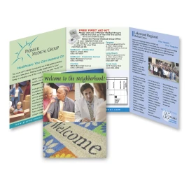 Product: Trifold 6 x 13-1/4 Direct Mail Postcard