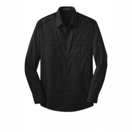 Product: Port Authority® Stain-Resistant Roll Sleeve Twill Shirt