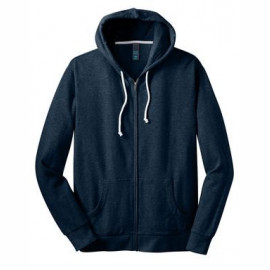 Product: District® - Young Mens Core Fleece Full-Zip Hoodie