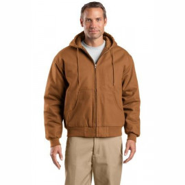 Product: CornerStone® Tall Duck Cloth Hooded Work Jacket