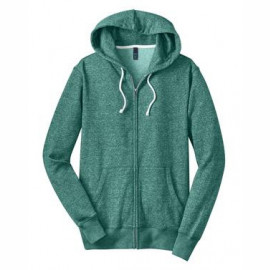 Product: District® - Young Mens Marled Fleece Full-Zip Hoodie