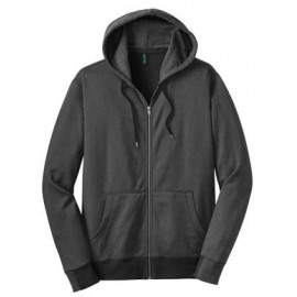 Product: District Made® - Mens Mini Stripe Full-Zip Hoodie