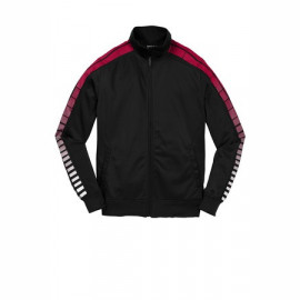 Product: Sport-Tek® Youth Dot Sublimation Tricot Track Jacket