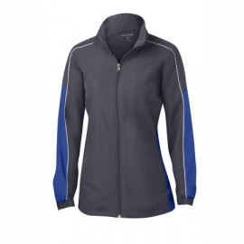 Product: Sport-Tek® Ladies Piped Colorblock Wind Jacket