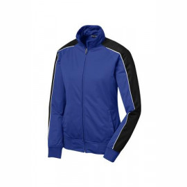 Product: Sport-Tek® Ladies Piped Tricot Track Jacket