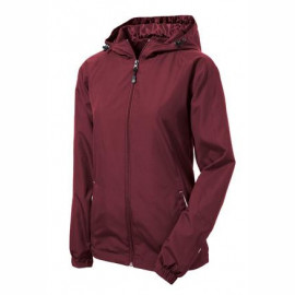 Product: Sport-Tek® Ladies Colorblock Hooded Raglan Jacket