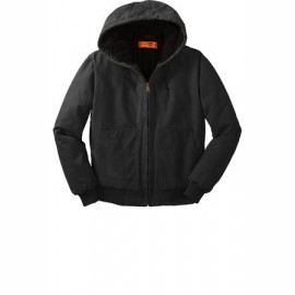 Product: CornerStone® Washed Duck Cloth Insulated Hooded Work Jacket