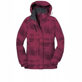 Product: Port Authority® Ladies Brushstroke Print Insulated Jacket