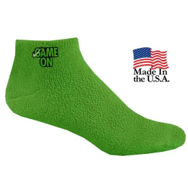 Product: Embroidered Low Cut Fashion Terry Footie