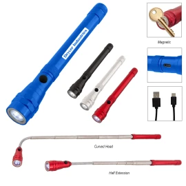 Product: TELESCOPIC ALUMINUM FLASHLIGHT WITH MAGNET