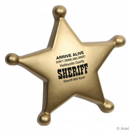 Product: Sheriff's Badge Work Stress Reliever