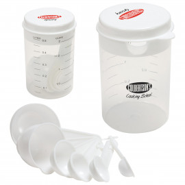 Product: Recipe-Ready Measuring Cup Set & Strainer
