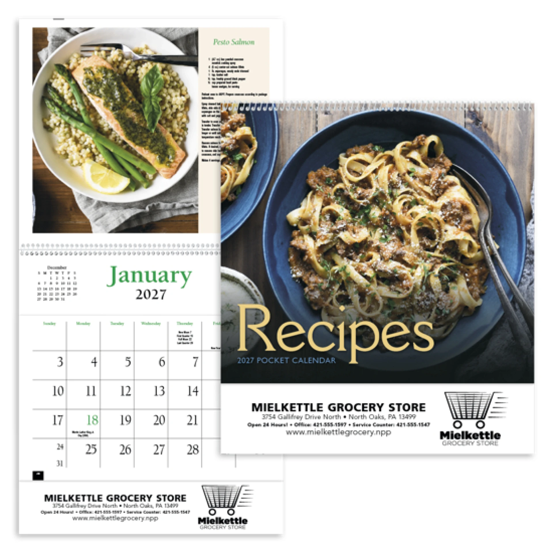 Product: Recipe Pocket Calendar