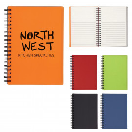 Product: RUBBERY SPIRAL NOTEBOOK