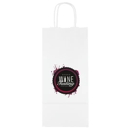 Product: White Kraft Vino - 6" W x 3¼" D x 13" H