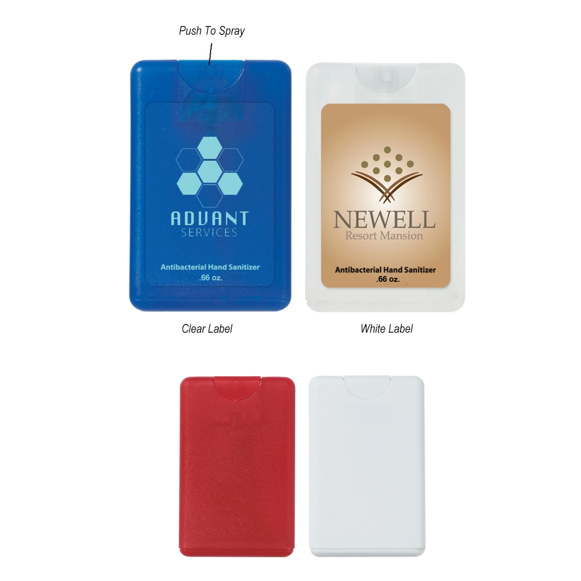 Product: .66 OZ. CARD SHAPE HAND SANITIZER