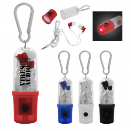 Product: EARBUDS WITH FLASHLIGHT CASE