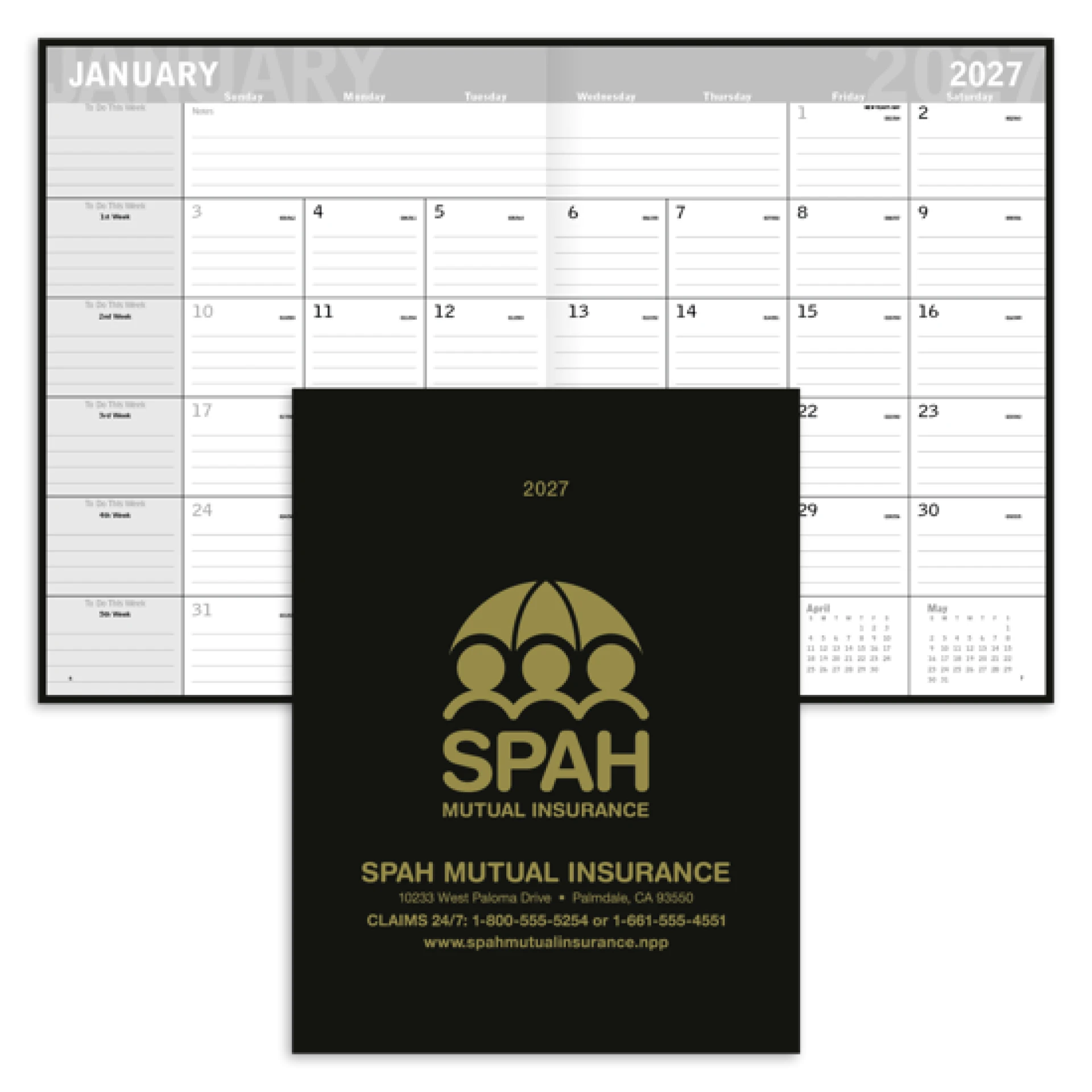 Product: Classic Monthly Planner 2025