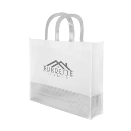 Product: FLAIR METALLIC ACCENT NON-WOVEN TOTE BAG