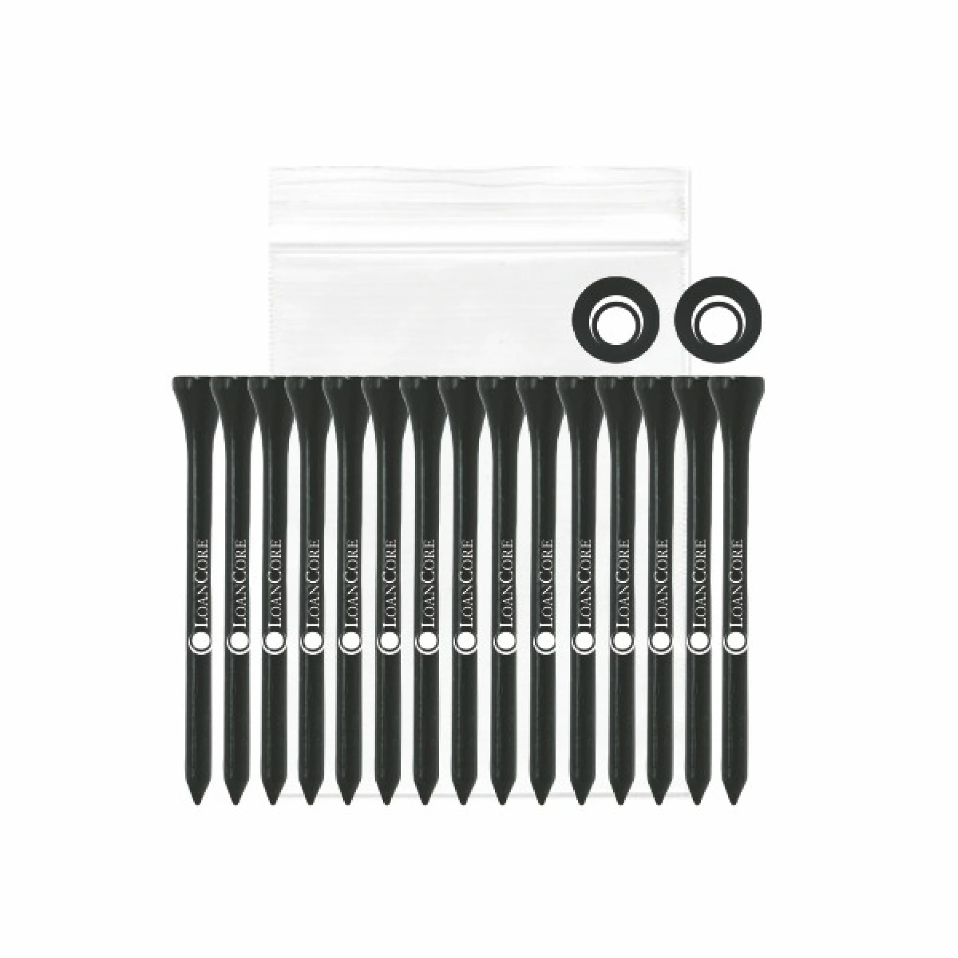 Product: Tee packs with 15 tees and 2 Ballmarkers