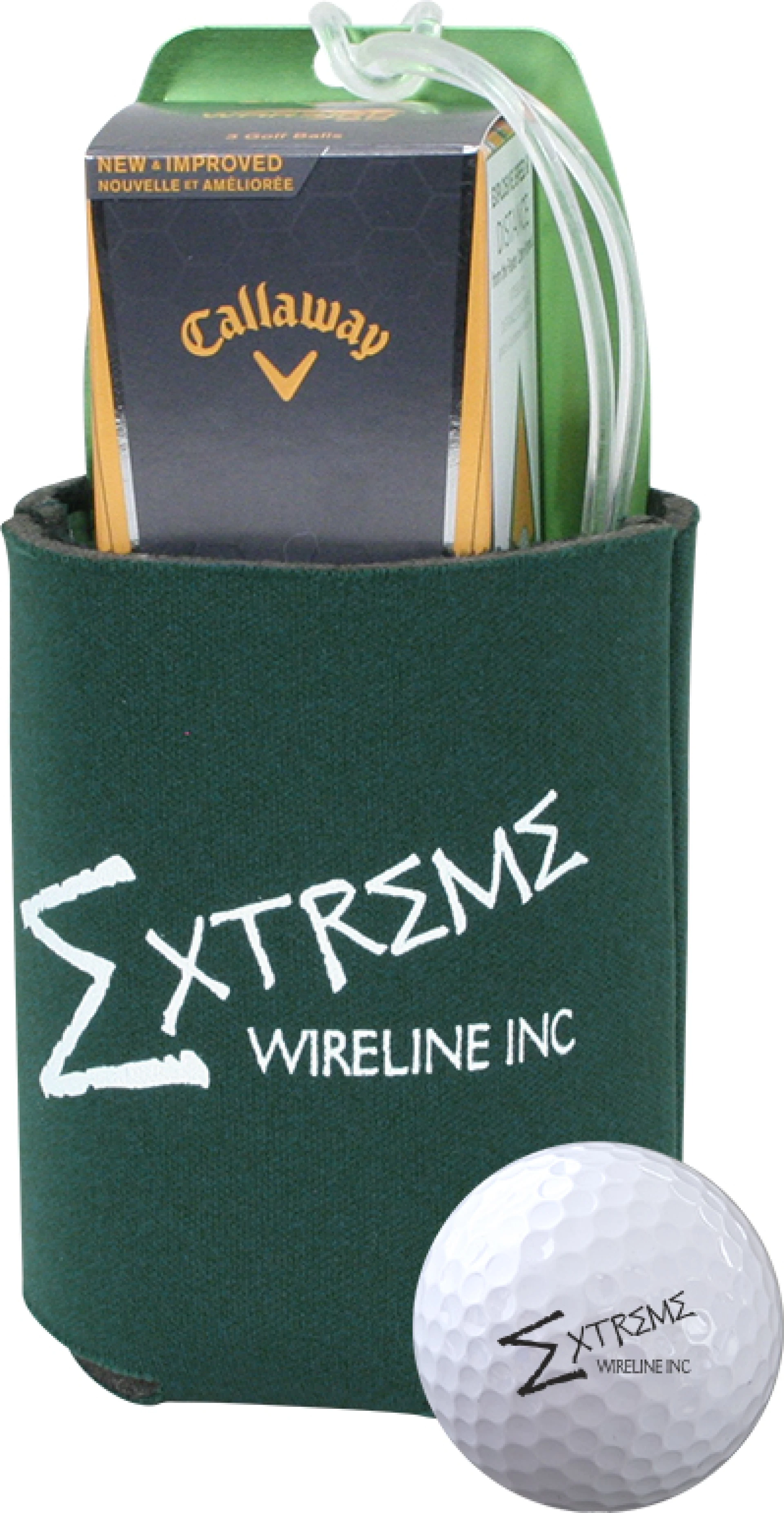 Product: Can Insulator Tournament Pack w/3 Golf Balls, 1 Alum Bag Tag