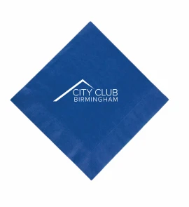 Product: Royal Blue 3 Ply Beverage Napkins