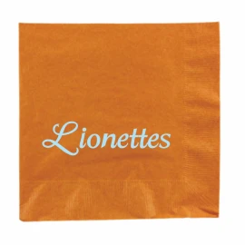 Product: Pumpkin Spice Orange 3 Ply Luncheon Napkins