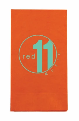 Product: Orange 3 Ply Paper Guest Towels