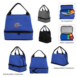 Product: Denson rPET Expandable Dual Compartment Cooler Bag