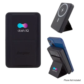 Product: 10,000 mAh Energizer® Mag-N-Kick™ Wireless Charger Power Bank And Phone Stand