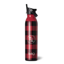 Product: 20 Oz. Swig Life Buffalo Plaid Stainless Steel Bottle