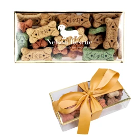 Product: Dog Bones in a Gold Rimmed Box
