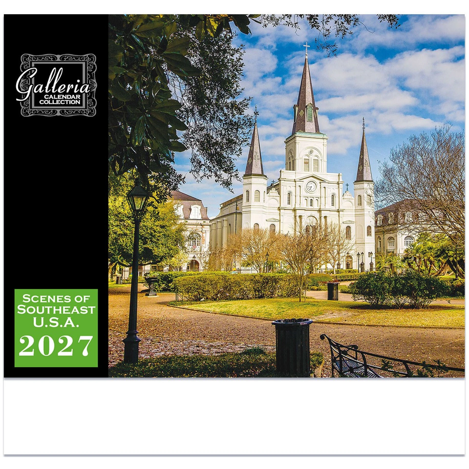 Product: Galleria Wall Calendar 2027 Southeast USA