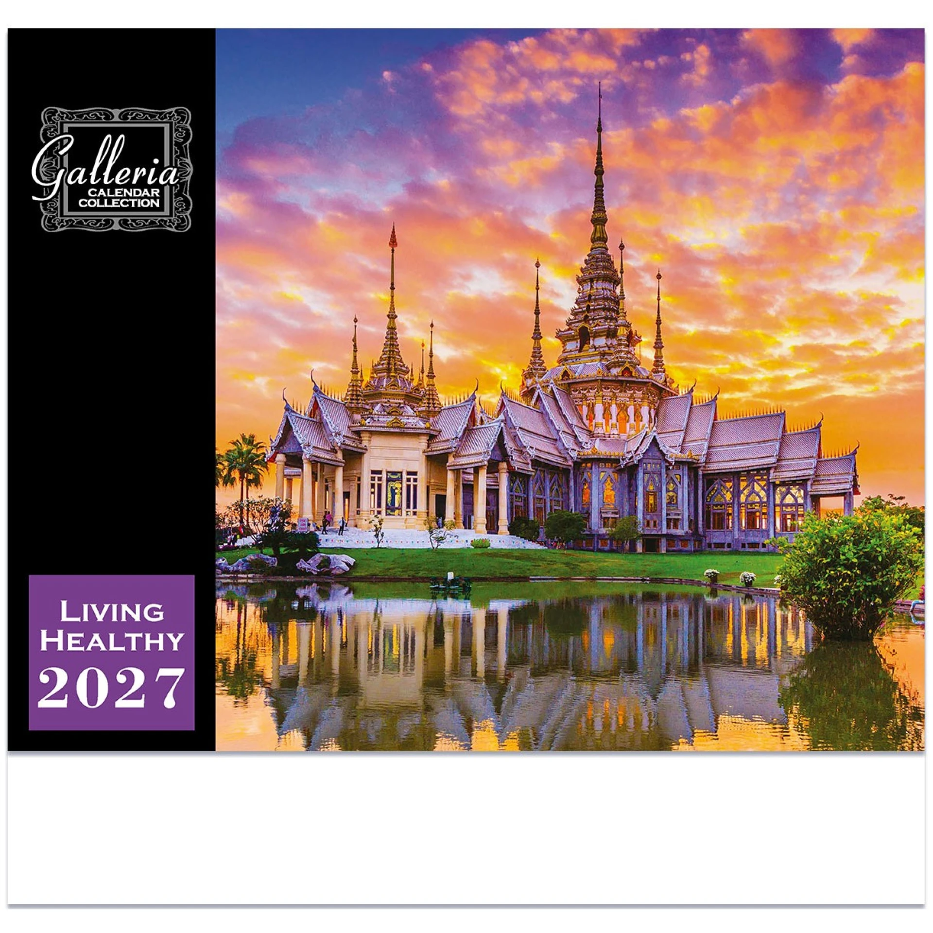 Product: Galleria Wall Calendar 2027 Living Healthy