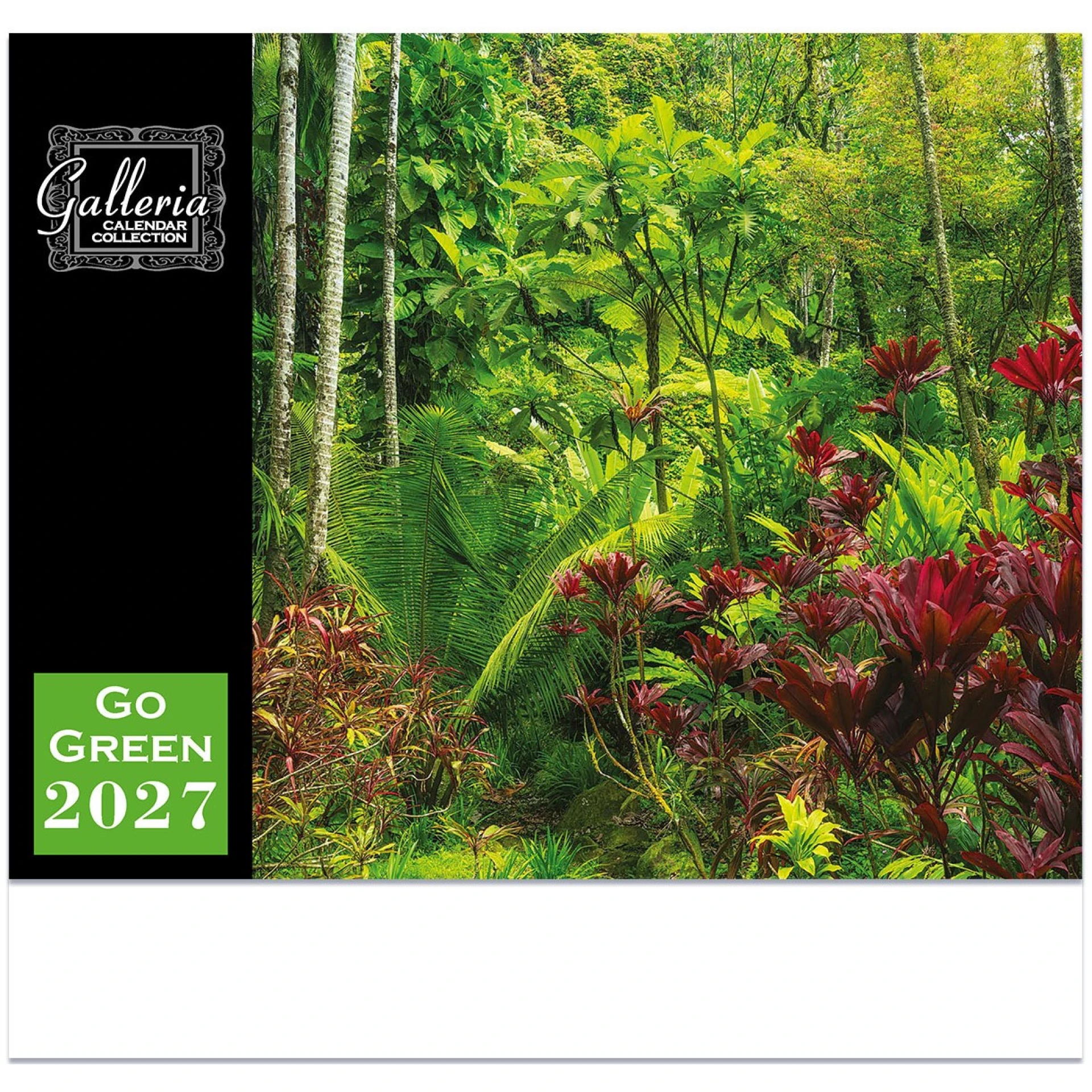 Product: Galleria Wall Calendar 2027 Go Green