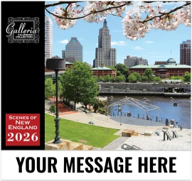 Product: Galleria Wall Calendar 2026 Scenes Of New England