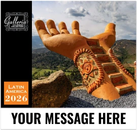 Product: Galleria Wall Calendar 2026 Beauty of Latin America SP/ENG