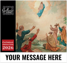 Product: Galleria Wall Calendar 2026 Catholic Inspiration (English)