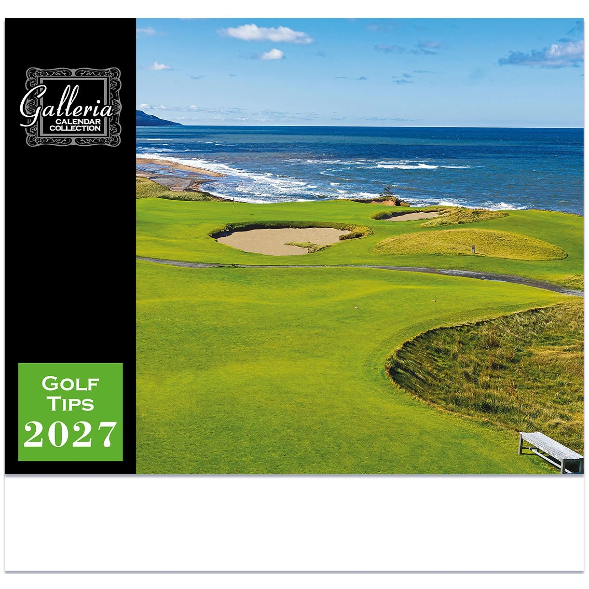 Product: Galleria Wall Calendar 2027 Golf Tips